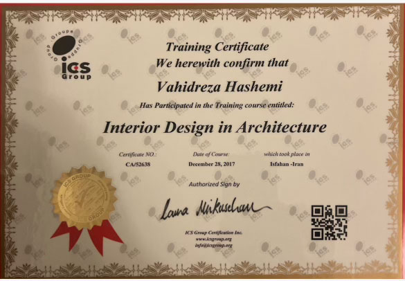 interior design certificate